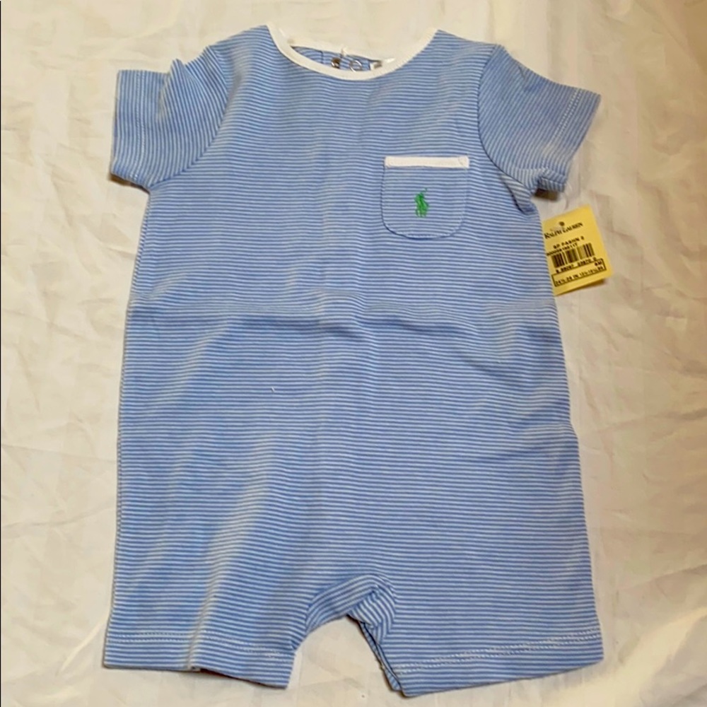NWT Ralph Lauren Baby Shortall 6months
